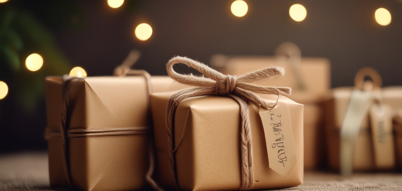 DIY Christmas gift wrapping