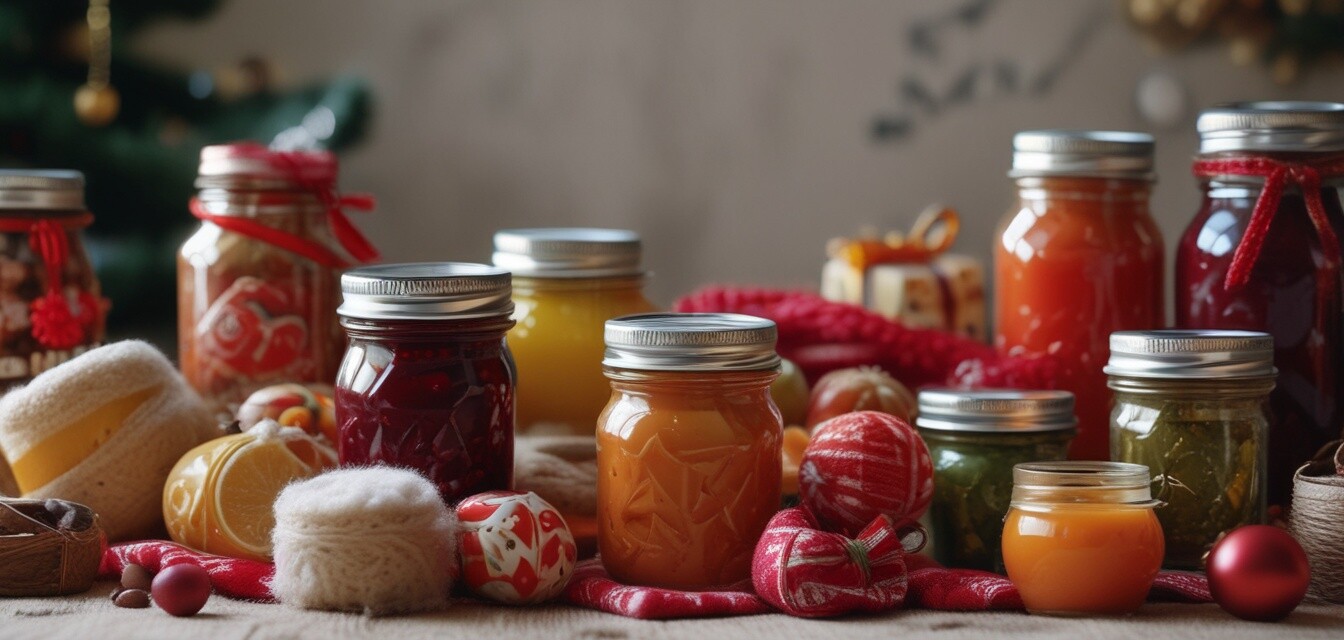 Various homemade Christmas gifts